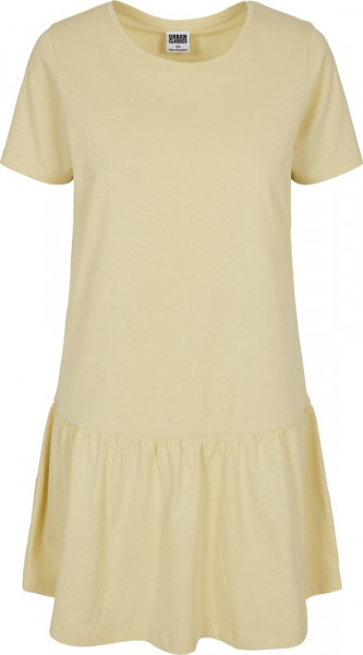 Urban Classics Damen Ladies Valance Tee Dress Softyellow