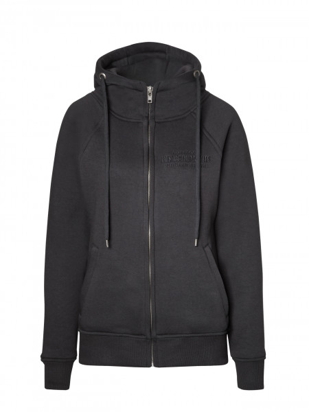 John Doe Female Motorrad Hoodie Zip Black