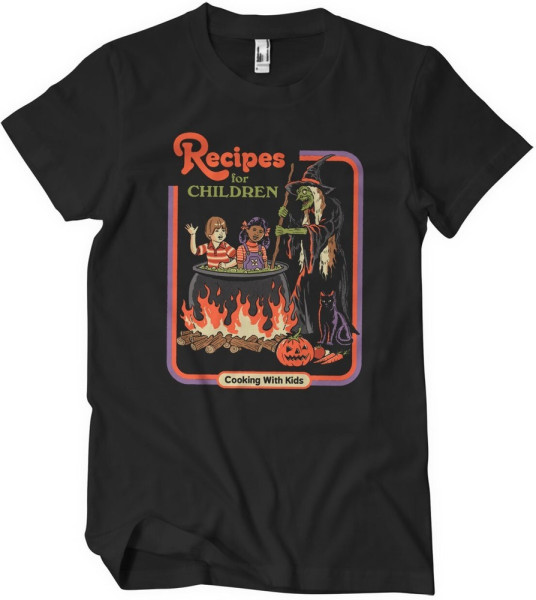 Steven Rhodes Recipes For Children T-Shirt Black