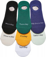 Urban Classics Invisible Weekly Socks 7-Pack Multicolor