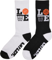 Cayler & Sons Socken Love Ballin Socks 2-Pack Black/White