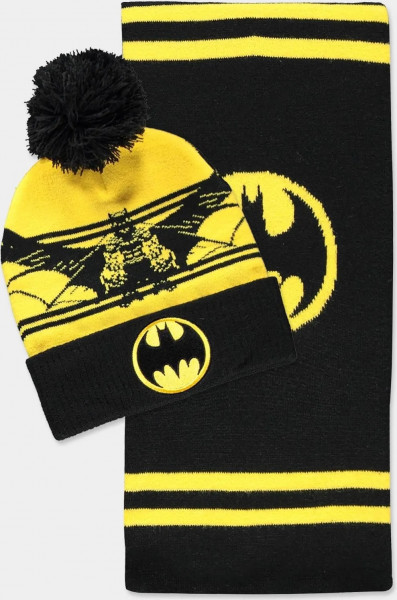 Batman - Giftset (Beanie & Scarf) Yellow