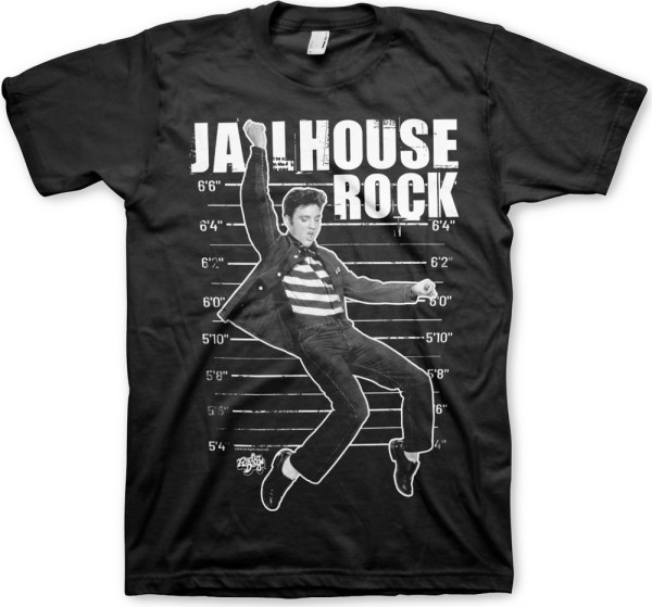 Elvis Presley Jailhouse Rock T-Shirt Black