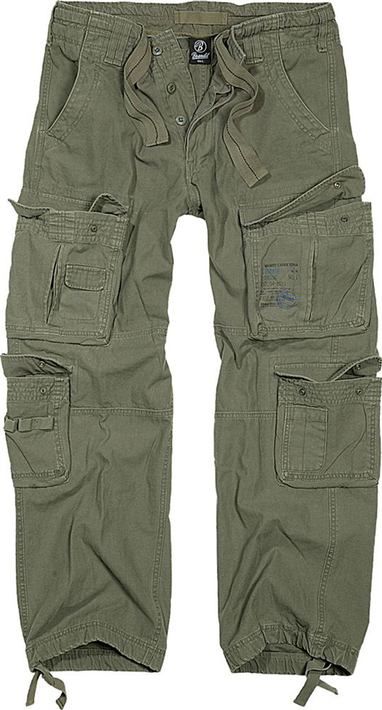 Brandit Hose Pure Vintage Trouser in Olive - Herren / Unisex