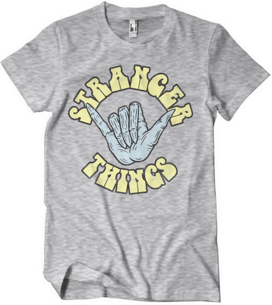 Stranger Things Dude T-Shirt Heather-Grey