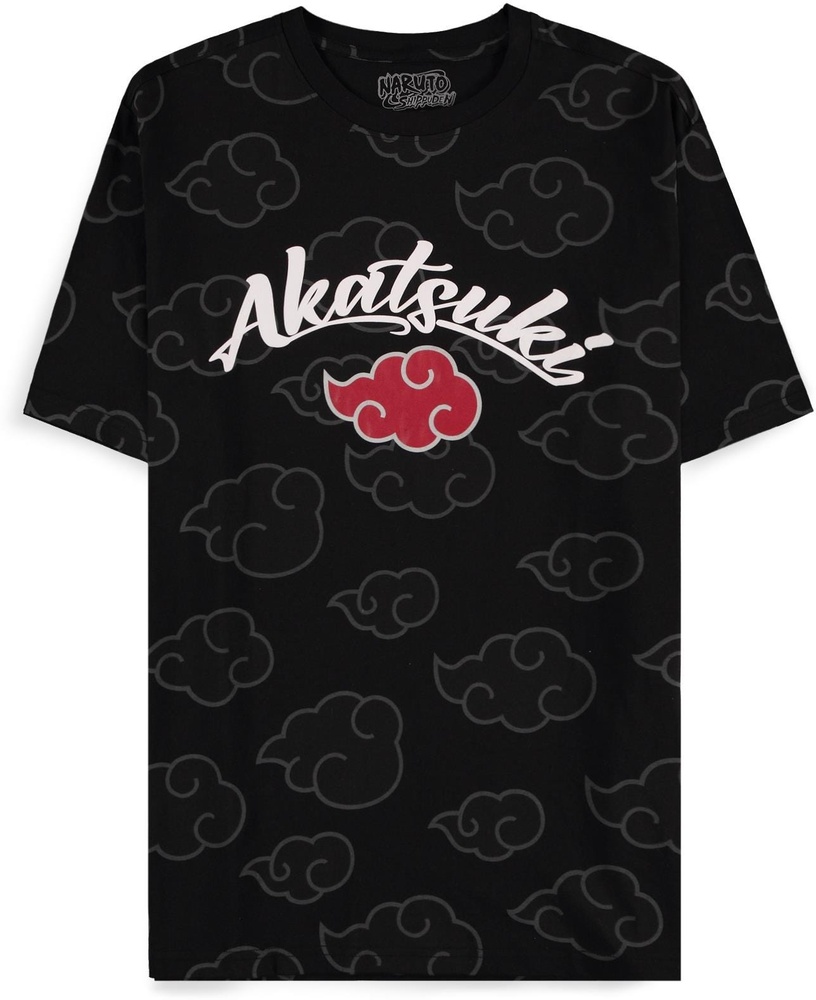 Naruto Shippuden - Akatsuki all over Men's Short Sleeved T-Shirt - Herren / Unisex