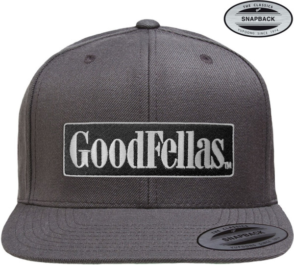 Goodfellas Logo Premium Snapback Cap Dark-Grey