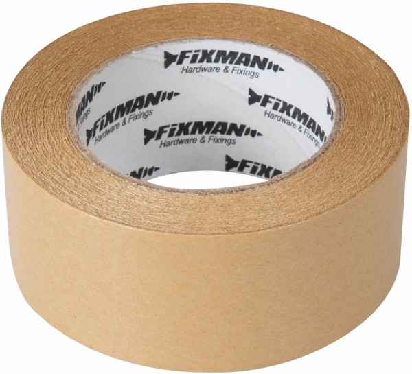 Fixman Absperr- und Klebebänder Kraft Papier-Packband 50 mm x 50 m