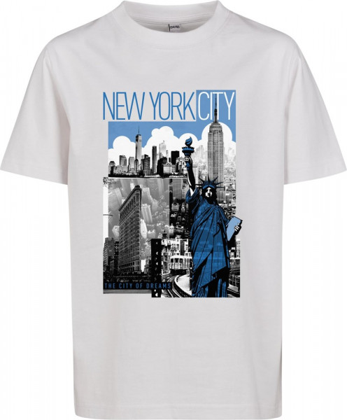 Mister Tee Kinder Kids New York City Tee White