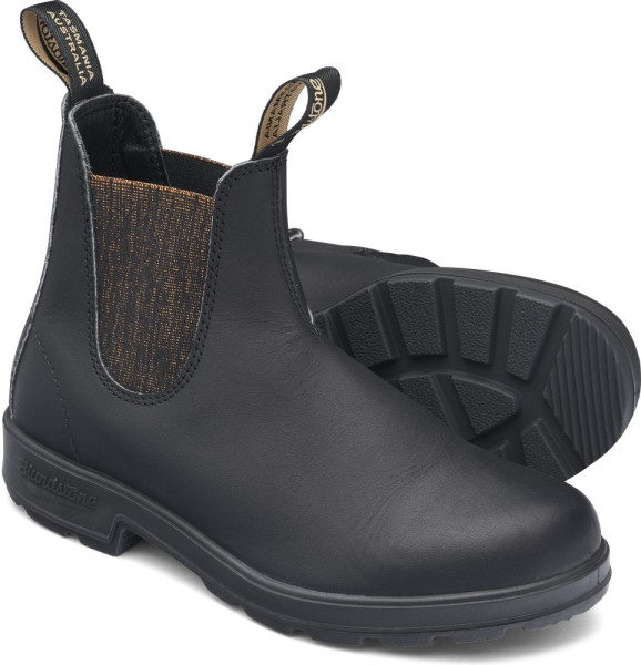 Blundstone Stiefel Boots #1924 Black Bronze Glitter Leather (500 Series)