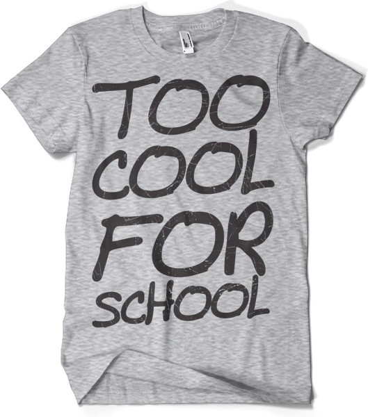 Hybris Too Cool For School T-Shirt Heather-Grey