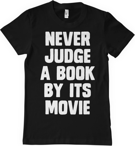 Hybris Never Judge a Book By It's Movie T-Shirt Black