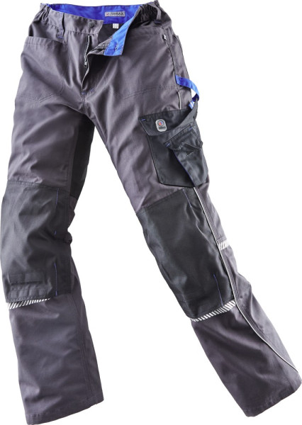 Terrax Workwear Bundhose Dunkelgrau/Royal