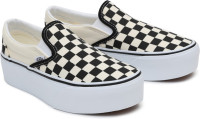 Vans Unisex Lifestyle Classic FTW Sneaker Ua Classic Slip-On Stackform Checkerboard Black/Classic White