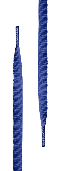 Tubelaces Schnürsenkel White Flat Royal