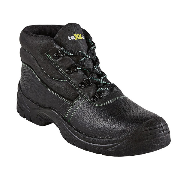 teXXor S3-Sicherheitsschnürstiefel Paris Schwarz/Grün