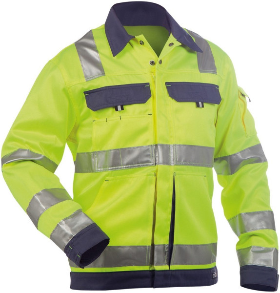 Dassy Warnschutz Arbeitsjacke Dusseldorf PESCO74 Neongelb/Dunkelblau-4XL