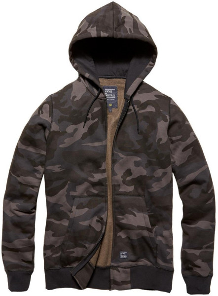 Vintage Industries Hoodie Redstone Hooded Sweatshirt Dark Camo