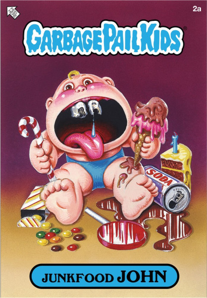 Garbage Pail Kids Junkfood John Poster 50x70 cm Multicolor