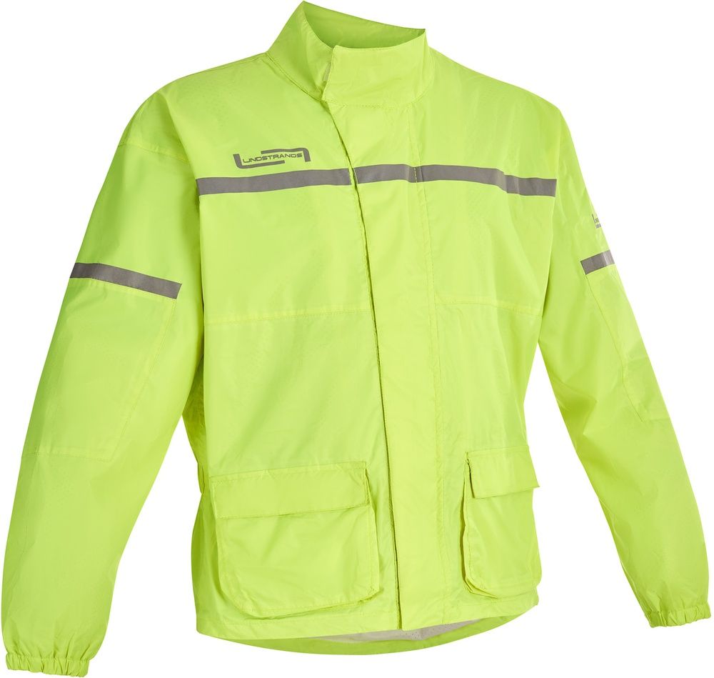 Lindstrands Regenjacke Rain Jacke Sidvallen Jacke Hv Gelb 720-24131140 - Herren / Unisex