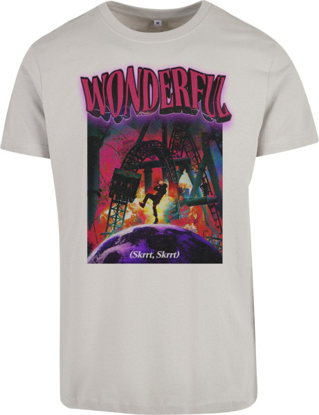 Mister Tee T-Shirt Wonderful Tee Lightasphalt