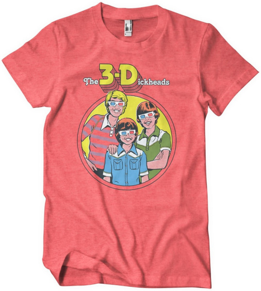 Steven Rhodes T-Shirt The 3-Dickheads T-Shirt DTR-1-SR164-DTF894
