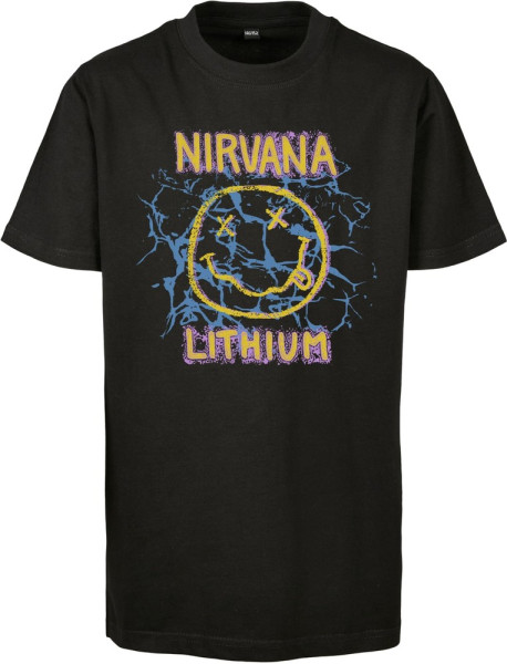 Mister Tee Jungen T-Shirt Kids Nirvana Lithium Tee Black