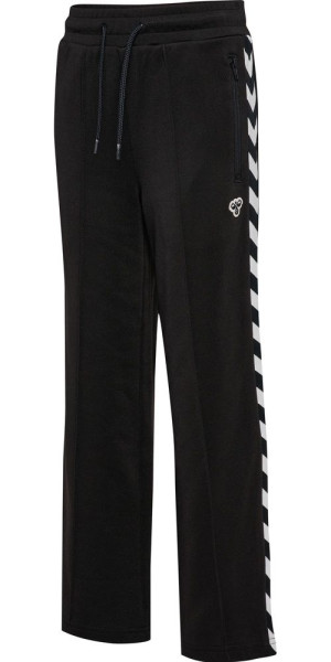 Hummel Kinder Pant Hmljr Archive Wide Leg Poly Pants 229869 Black-140