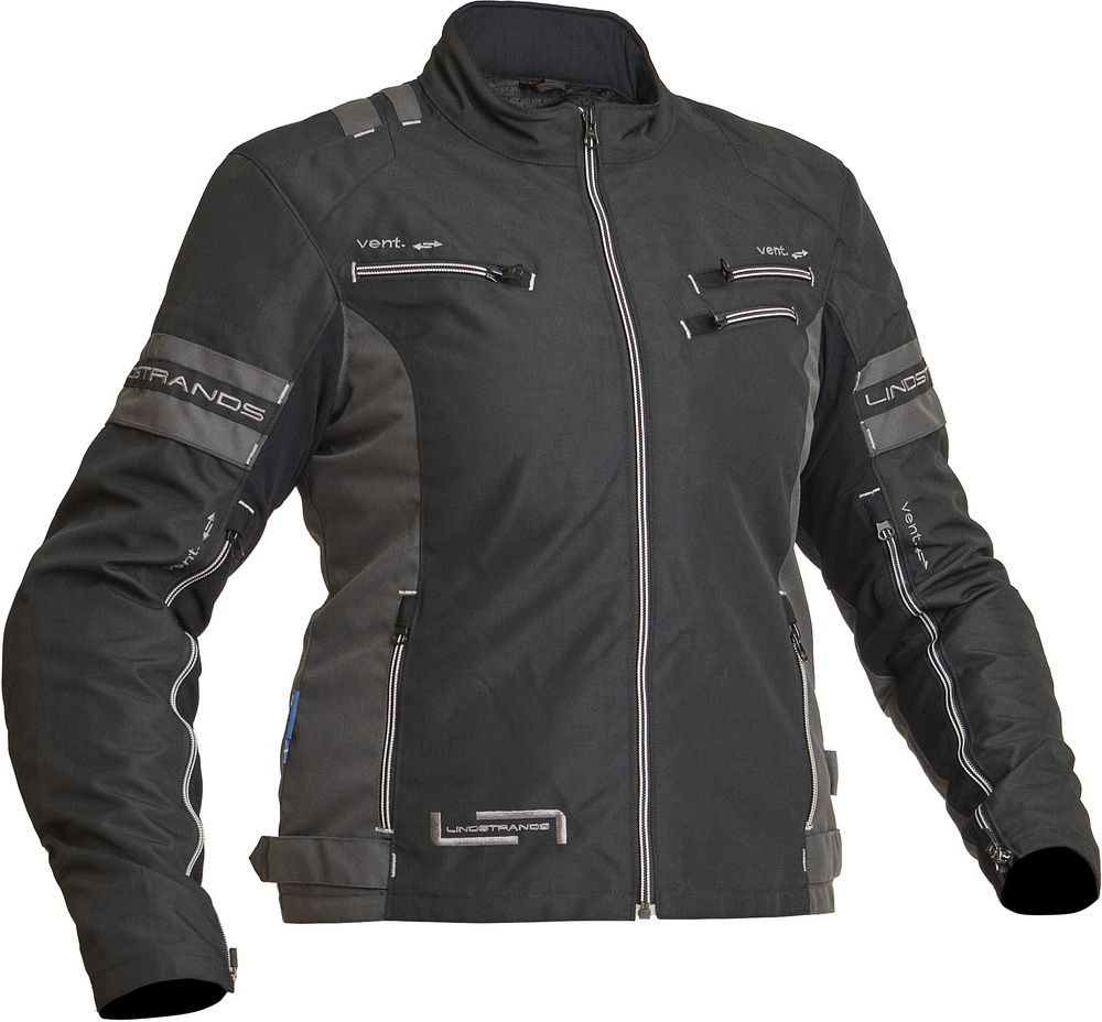 Lindstrands Damen Motorrad Jacke Textile Jacke Liden Women Schwarz 720-21050200 - Damen