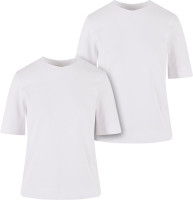 Preview: Urban Classics Damen T-Shirt Ladies Classy Tee 2-Pack TB6123A Preview: Urban Classics Damen T-Shirt Ladies Classy Tee 2-Pack TB6123A
