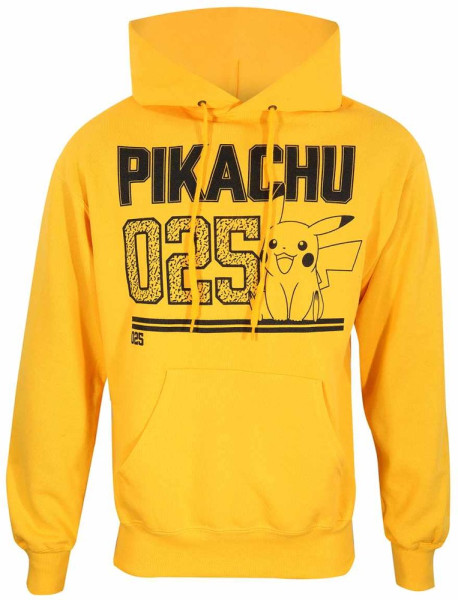 Pokemon - Pikachu Line Art (Unisex Yellow Pullover Hoodie) Hoodie