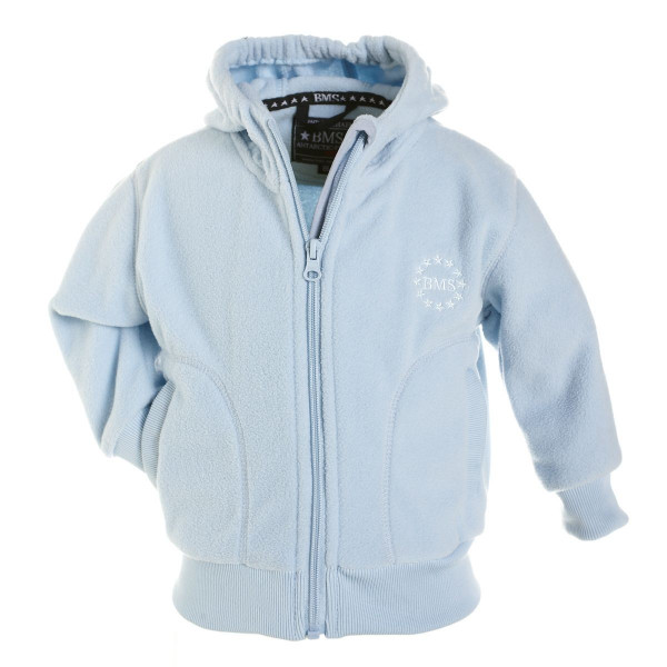BMS Kinder Antarctic Clima-Fleece College Kids Jacke Hellblau