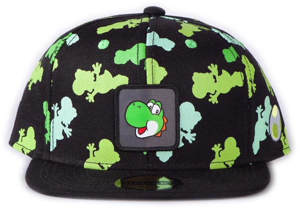 Nintendo Super Mario Yoshi AOP Snapback in Multicolor