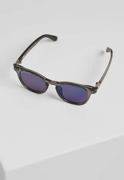 Urban Classics Sunglasses Sunglasses Italy with chain Grey/Silver/Silver