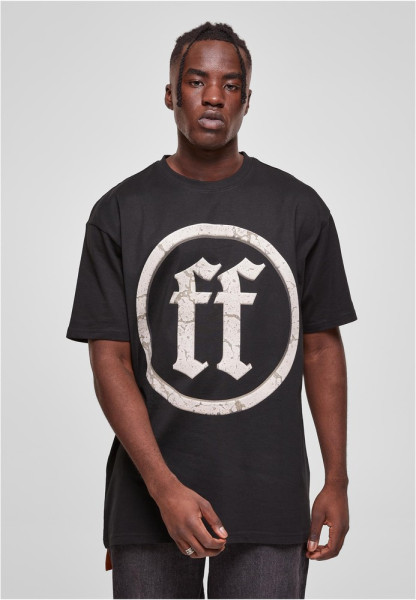 Forgotten Faces T-Shirt Camo Logo Heavy Oversized Tee Black