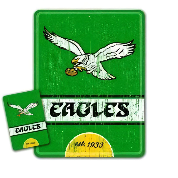 Philadelphia Eagles Blechschild & Magnet American Football NFL Green