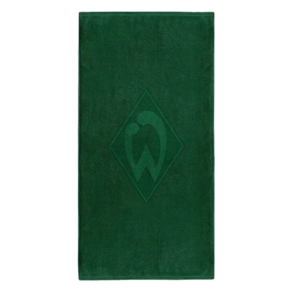 SV Werder Bremen GOTS Duschtuch Raute Fussball Grün-70x140cm