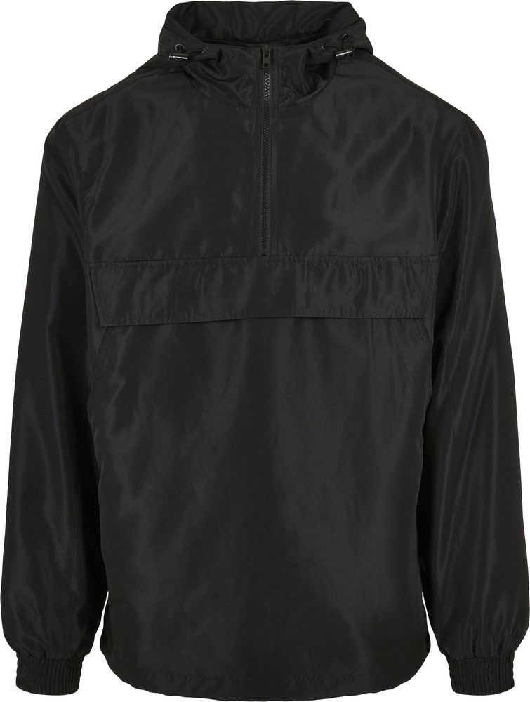 Urban Classics Recycled Basic Pull Over Jacke Schwarz - Herren / Unisex