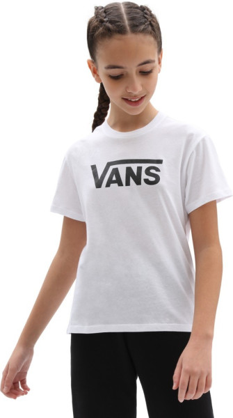 Vans Mädchen Kids T-Shirt Flying V Crew Girls White