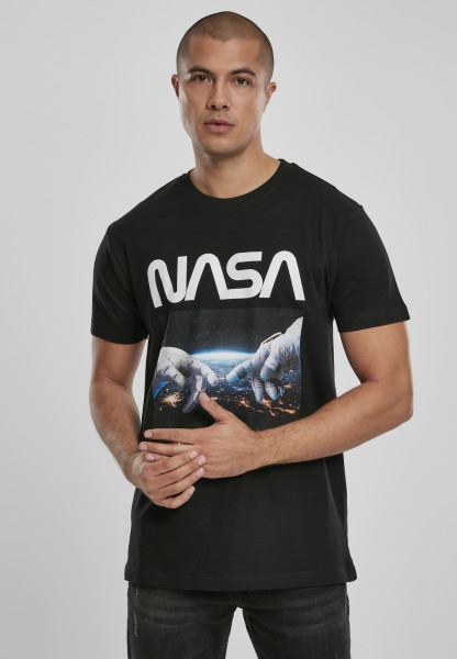 Mister Tee T-Shirt NASA Astronaut Hands Tee Black