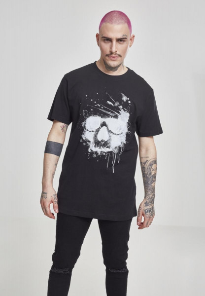 Mister Tee T-Shirt Waterpaint Skull Tee Black