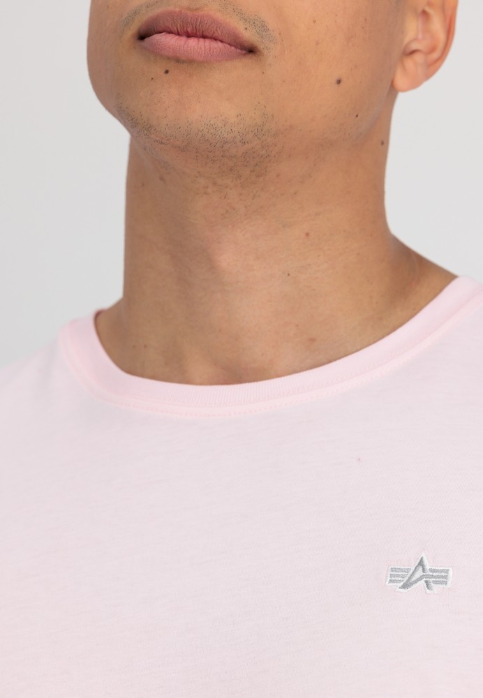 Unisex / T-Shirts Men Tops Alpha Lifestyle | | EMB Pastel T-Shirt | Pink Industries