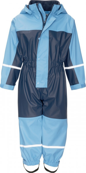 Playshoes Kinder Outdoor Overall Basic mit Fleecefutter Marine