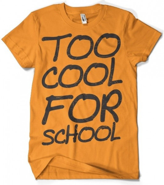 Hybris Too Cool For School T-Shirt Orange