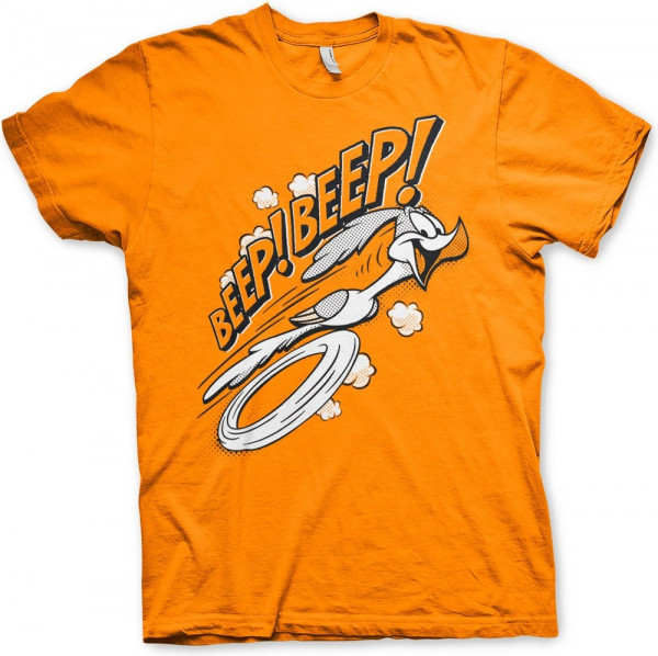 Looney Tunes BEEP BEEP T-Shirt Orange