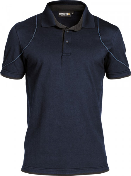 Dassy Poloshirt Orbital COSPA46 Nachtblau/Anthrazitgrau