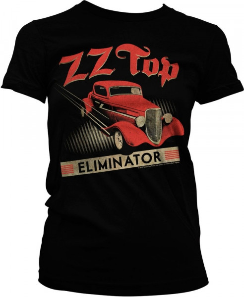 ZZ Top Eliminator Girly Tee Damen T-Shirt Black