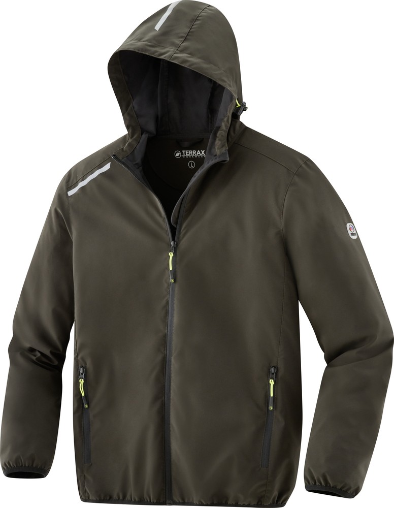 Terrax Workwear Arbeitsjacke Dunkelgrün/Limette - Herren / Unisex