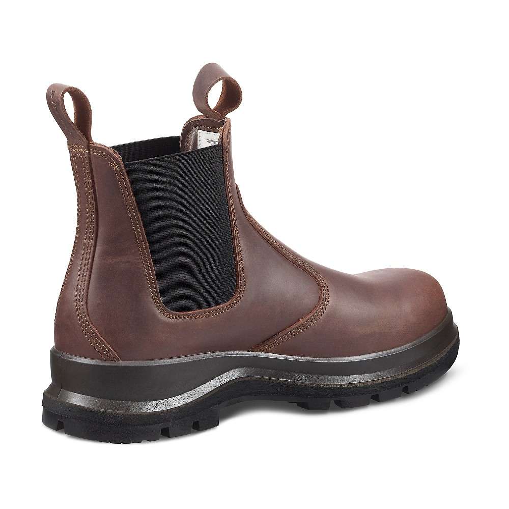 Carhartt Herren Sicherheitsstiefel Carter Chelsea Boot Dark Brown