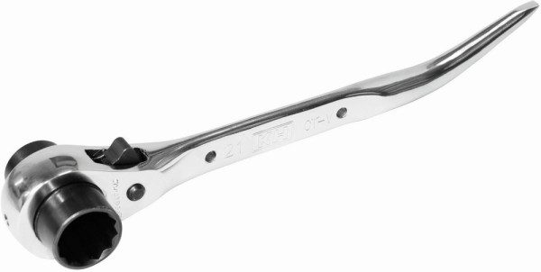 Silverline Schraubenschlüssel Gerüstbauratsche mit Doppeleinsatz 21/23 mm